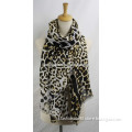 2015 fashion spring scarf viscsoe shawl wrap scarf tassle leopard scarf